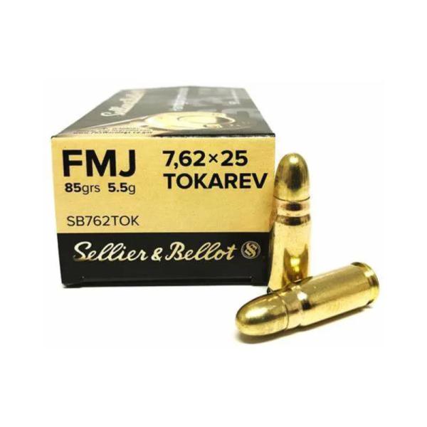 NABOJ S&B 7,62X25 TOKAREV FMJ