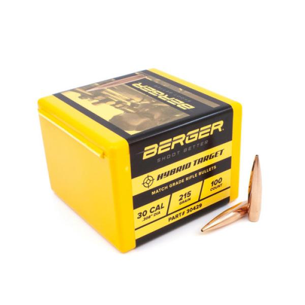 BERGER KROGLE MATCH HYBRID TARGET .308 Win 215 GR 