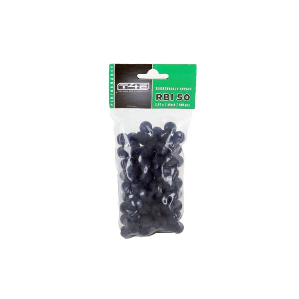 T4E RUBBERBALL RBI 50 kal. 50 GUMJASTO JEKLENE KROGLICE 2,91 G