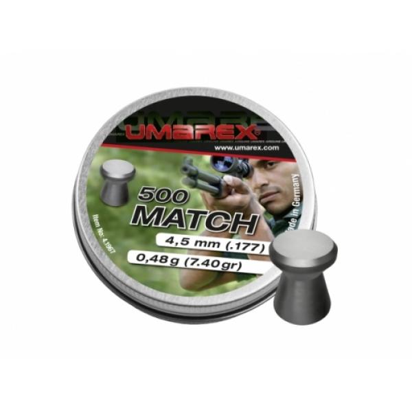 DIABOLE UMAREX MATCH kal. 4,5 mm 0.48 g