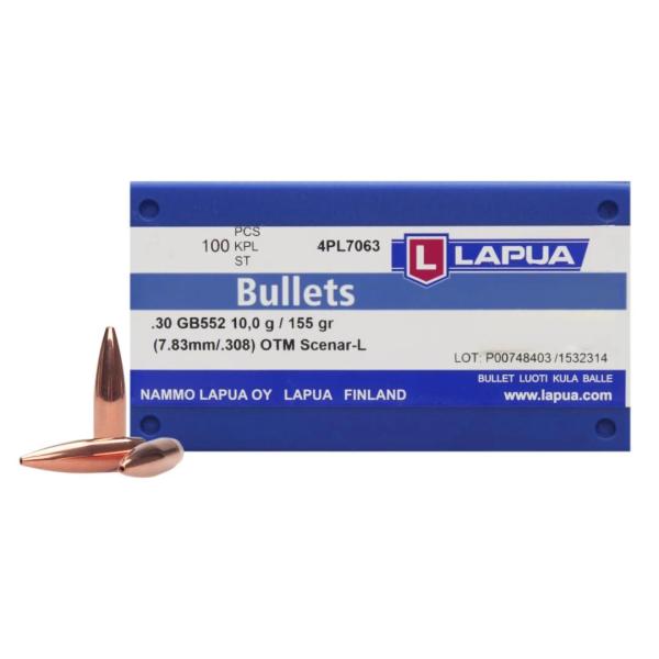 KROGLE LAPUA .308 SCENAR - L GB552 OTM 155 Gr