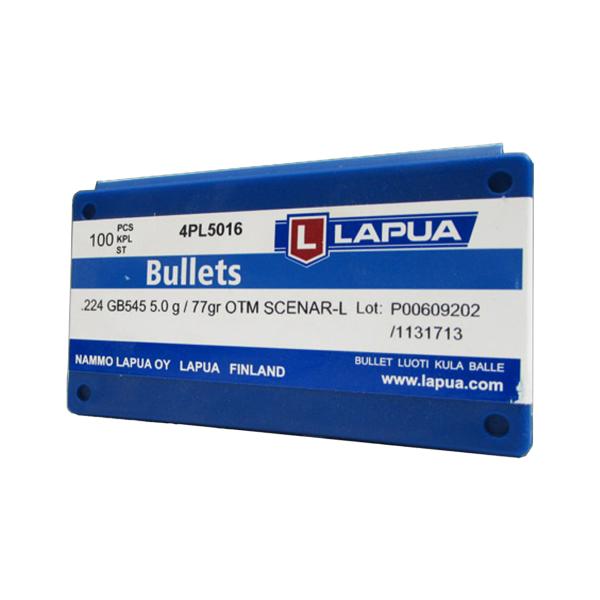 KROGLE LAPUA.224/5,69 mm  OTM L - SCENAR GB545 / 77 GR