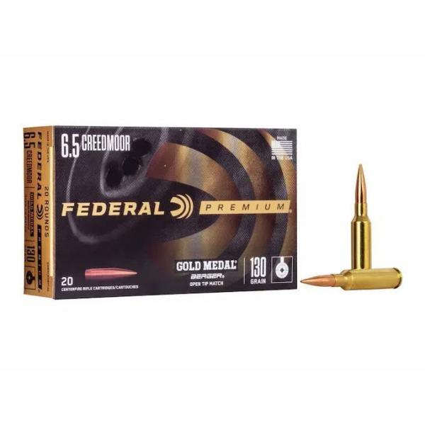 NABOJ FEDERAL 6,5 CREEDMOOR GM 130GR BERGER HIBRID VLD
