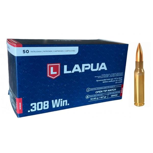 NABOJ LAPUA .308 WIN SCENAR-OTM 167 gr 50/1 GB422